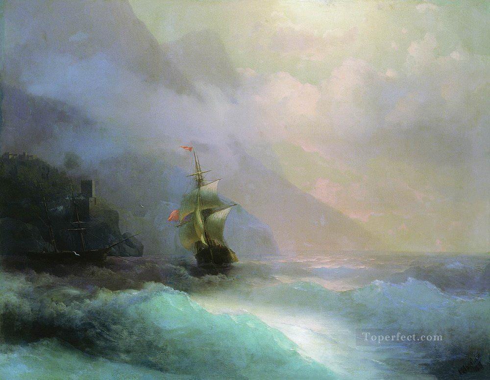 Ivan Aivazovsky seascape 2 Seascape Oil Paintings